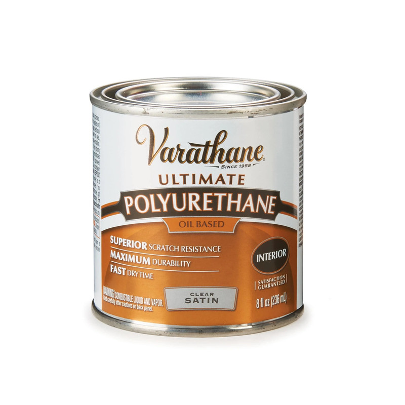 Ultimate Polyurethane - Oil Based - Clear Satin - Size:8-oz